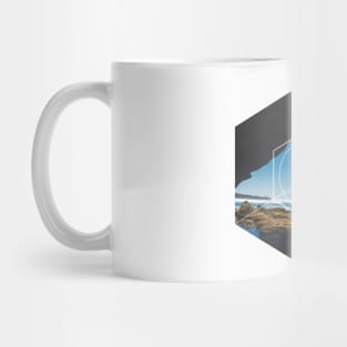 Paradise Cove Girl Geometry Photography Mug